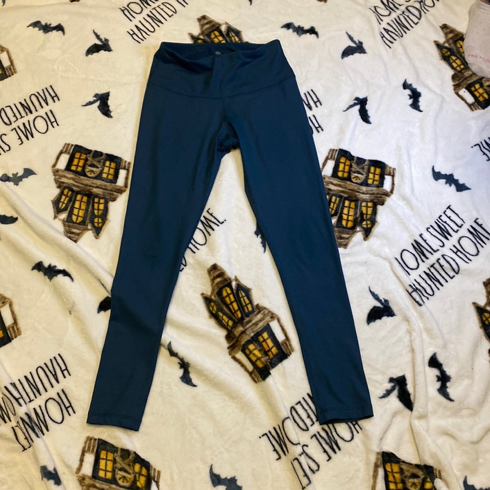 Teal Leggings by 90 Degree by Reflex